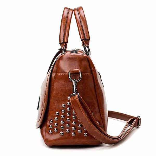 Stylish Genuine Leather Tote Handbag for Women