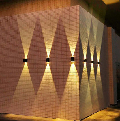 Bright Outdoor Solar Powered Garden Wall Light