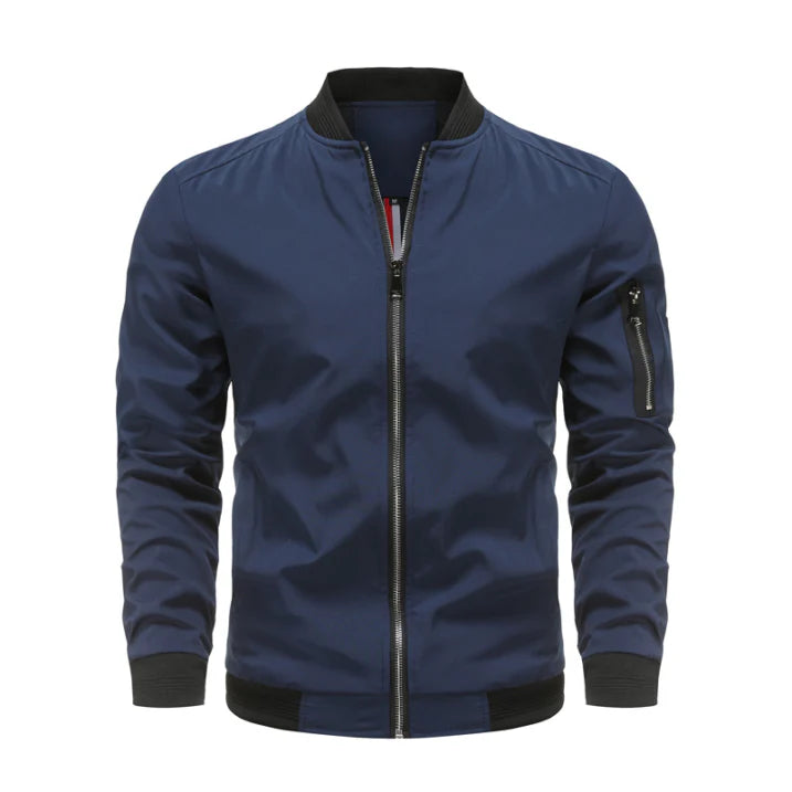 Lightweight Men's Casual Bomber Jacket - Luxivelle