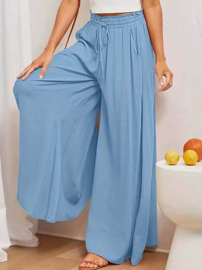 Comfortable Women's Elastic Waist Pants - Luxivelle