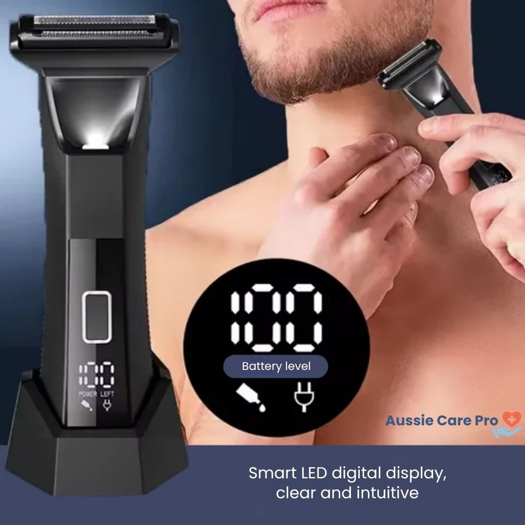 Advanced Men's Grooming Trimmer with Dual Edge Blades