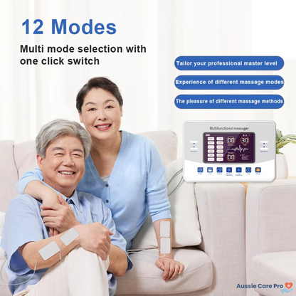 Digital Electric Massage Device - 12 Mode Muscle Reliever