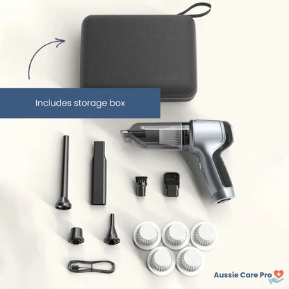 Compact Wireless Hand Vacuum - Lightweight & Rechargeable