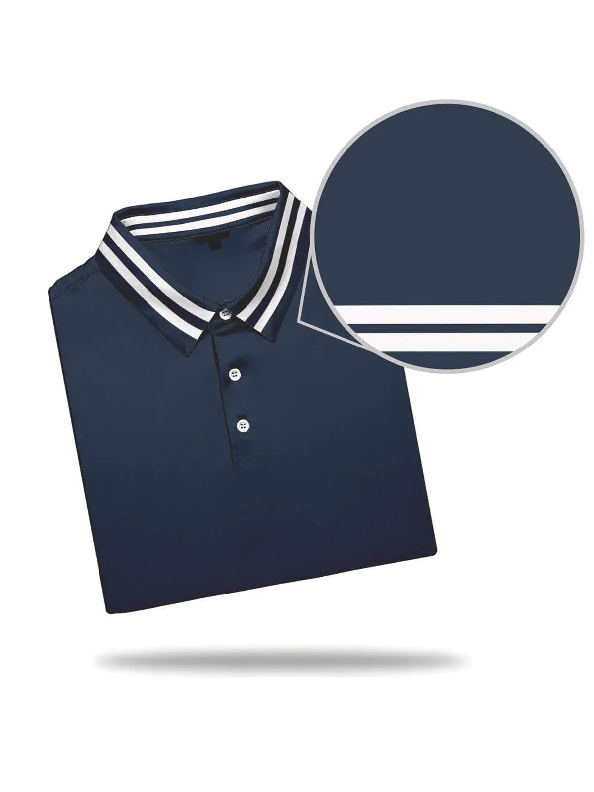 Classic Navy Blue UPF50+ Polo Shirt
