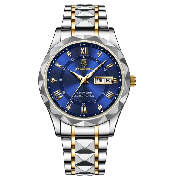 Premium Mens Water Resistant Watch with Date Display