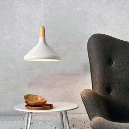 Sleek Metal Hanging Light