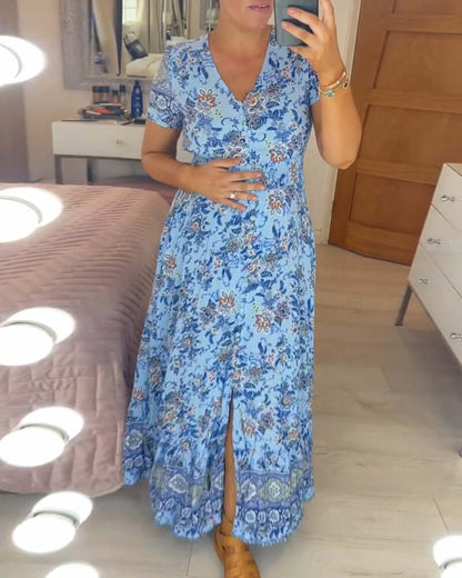Women's Pretty Floral Long Dress