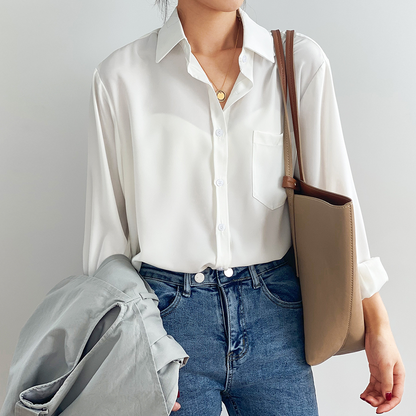 Ladies Classic Pocket Shirt