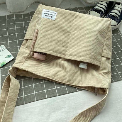 Practical Canvas Crossbody Shoulder Bag for Daily Use