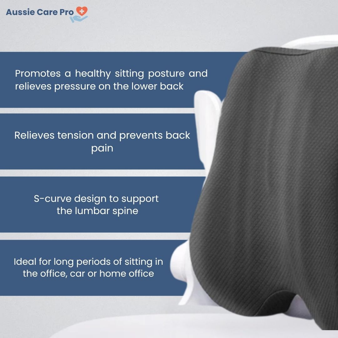 Ergonomic Back Support Pillow for Office and Home Use