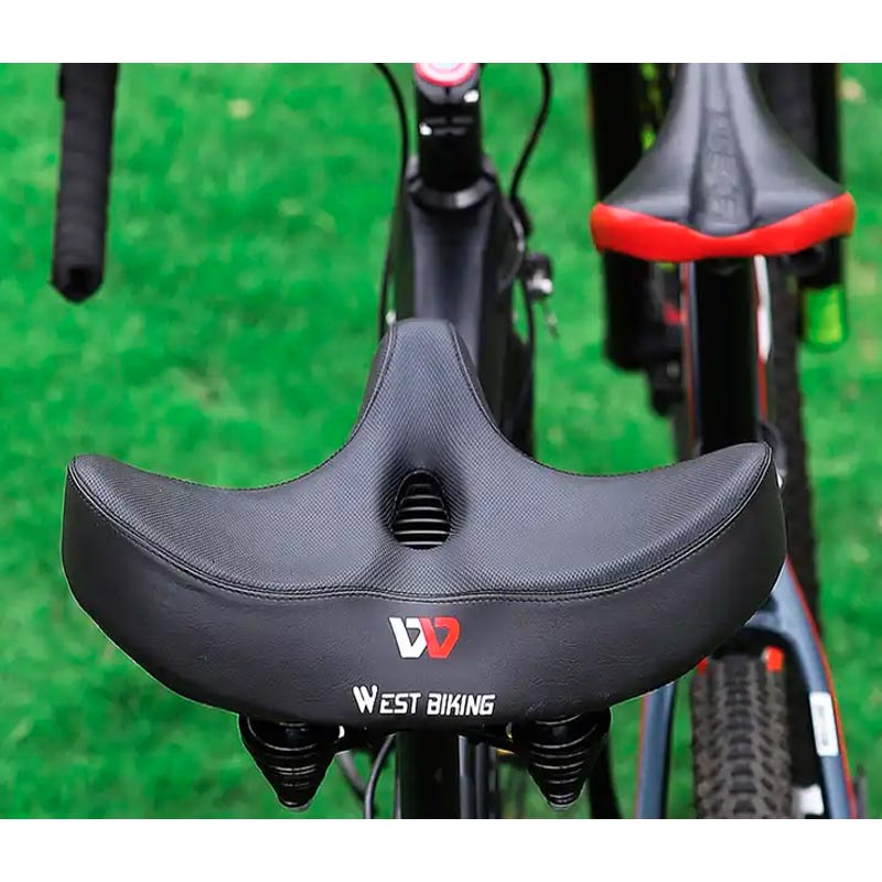 Soft Cushion Extra Wide Bike Seat for Comfortable Rides