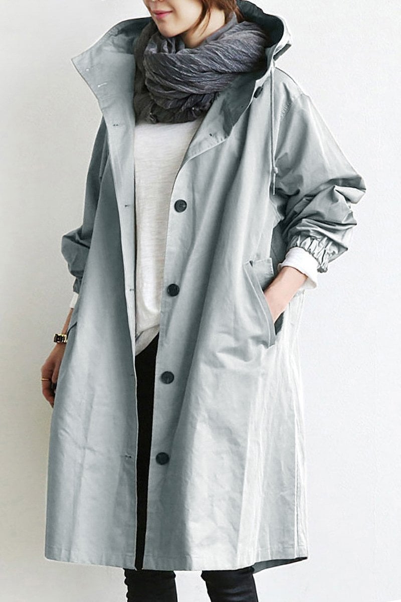 Waterproof Hooded Coat for Ladies Classic Fit