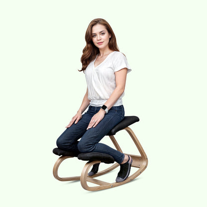 Comfortable Wooden Kneeling Seat - Luxivelle