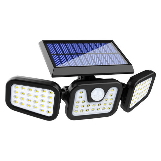 Bright Outdoor Motion Security Light with 3 Heads