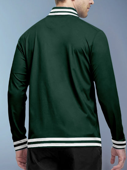 Casual Marine Mens Quarter Zip Golf Shirt UPF50