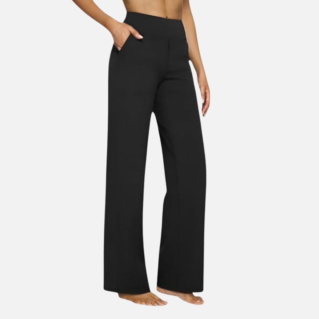 Rebecca | Women's High Waisted Wide-Leg Pants