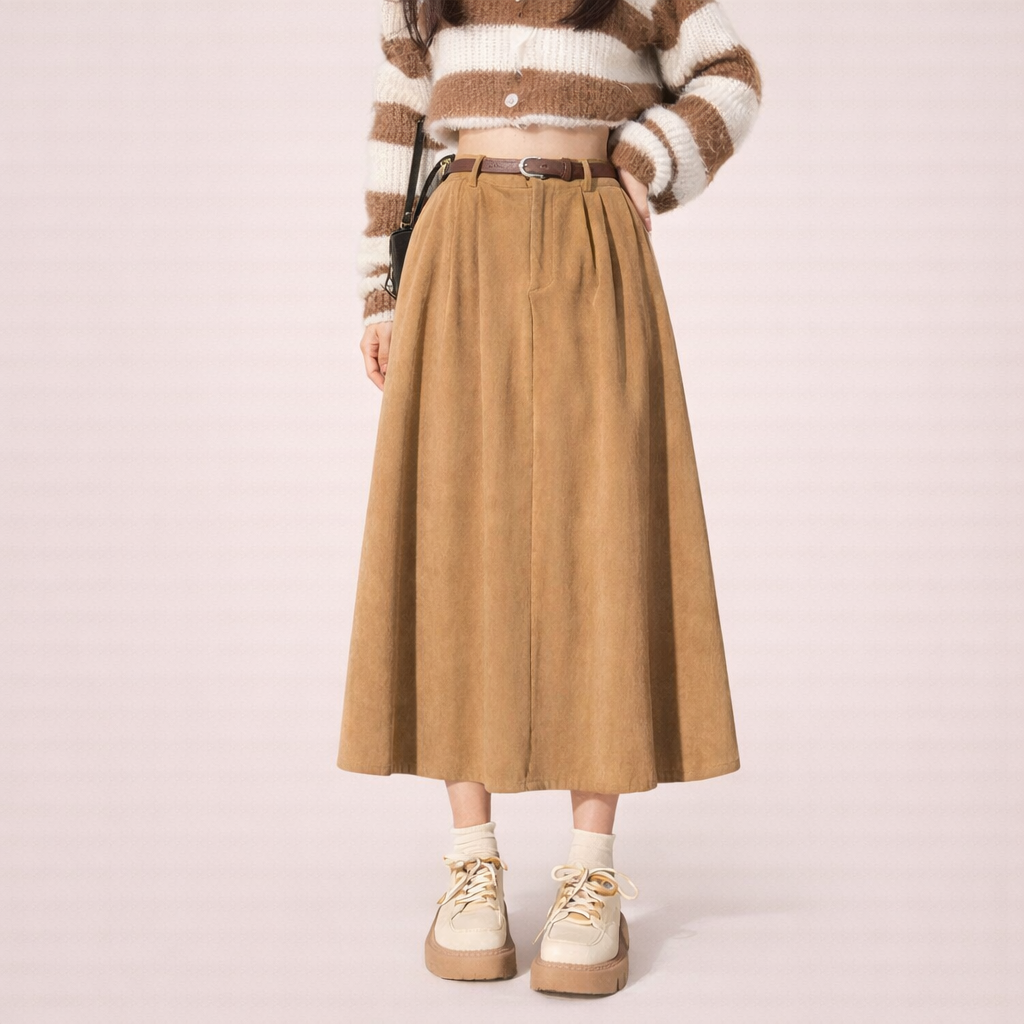 Abigail | Pleated & Elegant Midi Skirt
