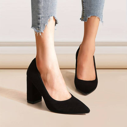Luxury Suede High Heel Shoe
