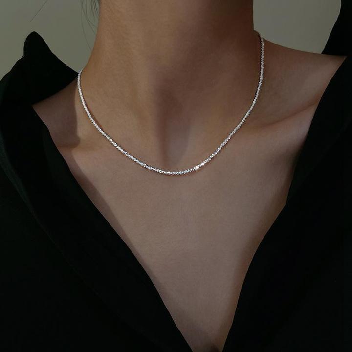 Sparkling Diamond Pendant Necklace