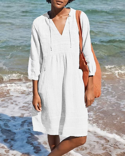 Ladies' Classic V Neck Dress