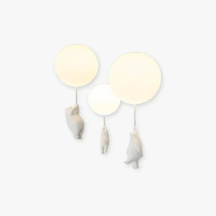 Cute Bear Nursery Pendant Light