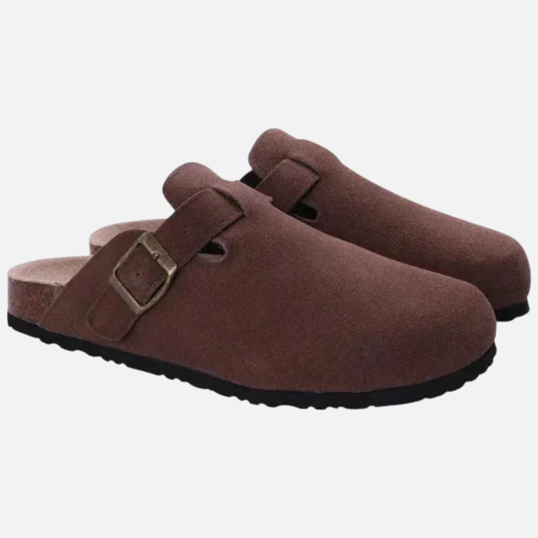 Thomas | Men's Suede Slip-On Clogs