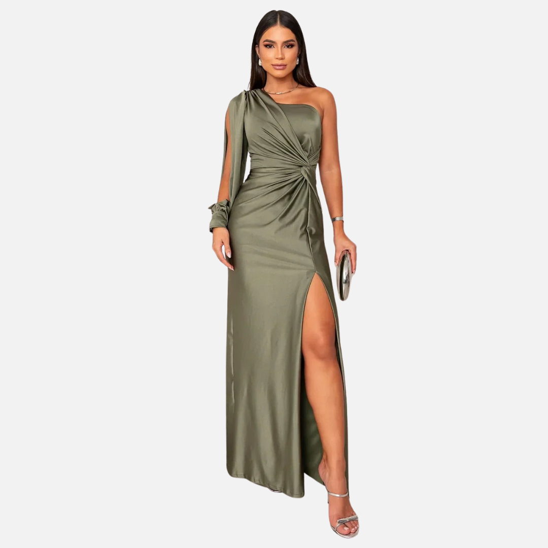 Women’s Sequin Satin Evening Dres