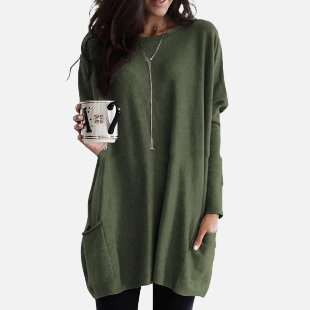 Miles | Women's Oversized Tunic Knit Dress