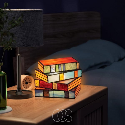 Elegant Glass Table Lamp for Reading and Home Decor