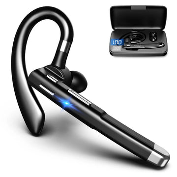 Wireless Bluetooth Headset with Dual Mics and Noise Canceling - Luxivelle
