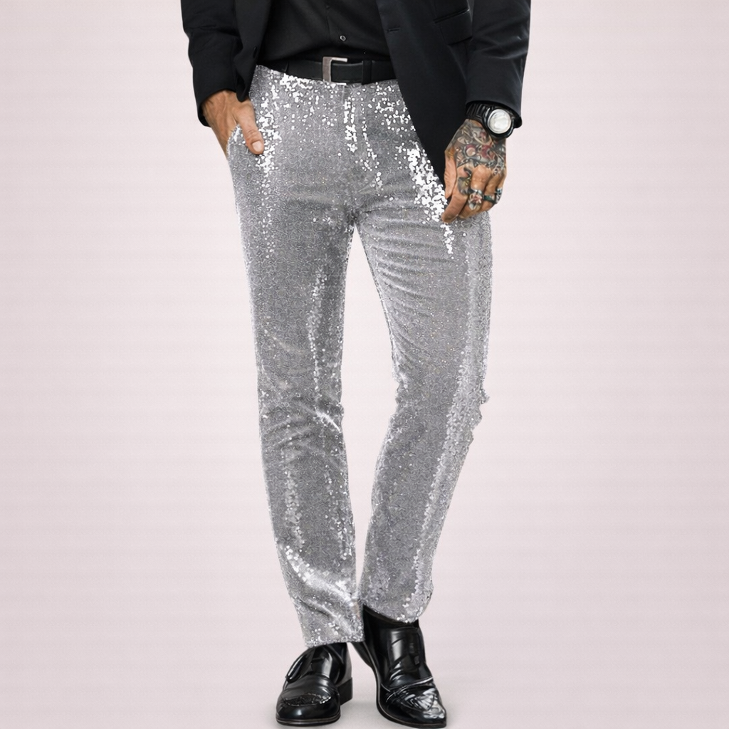 Charles | Comfortable & Modern Sequin Trousers