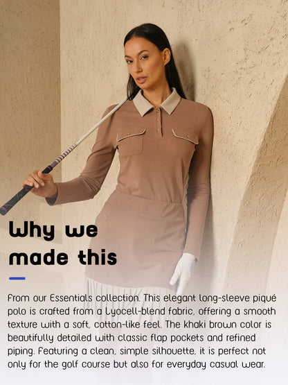 Classic Fit Breathable Golf Polo Shirt