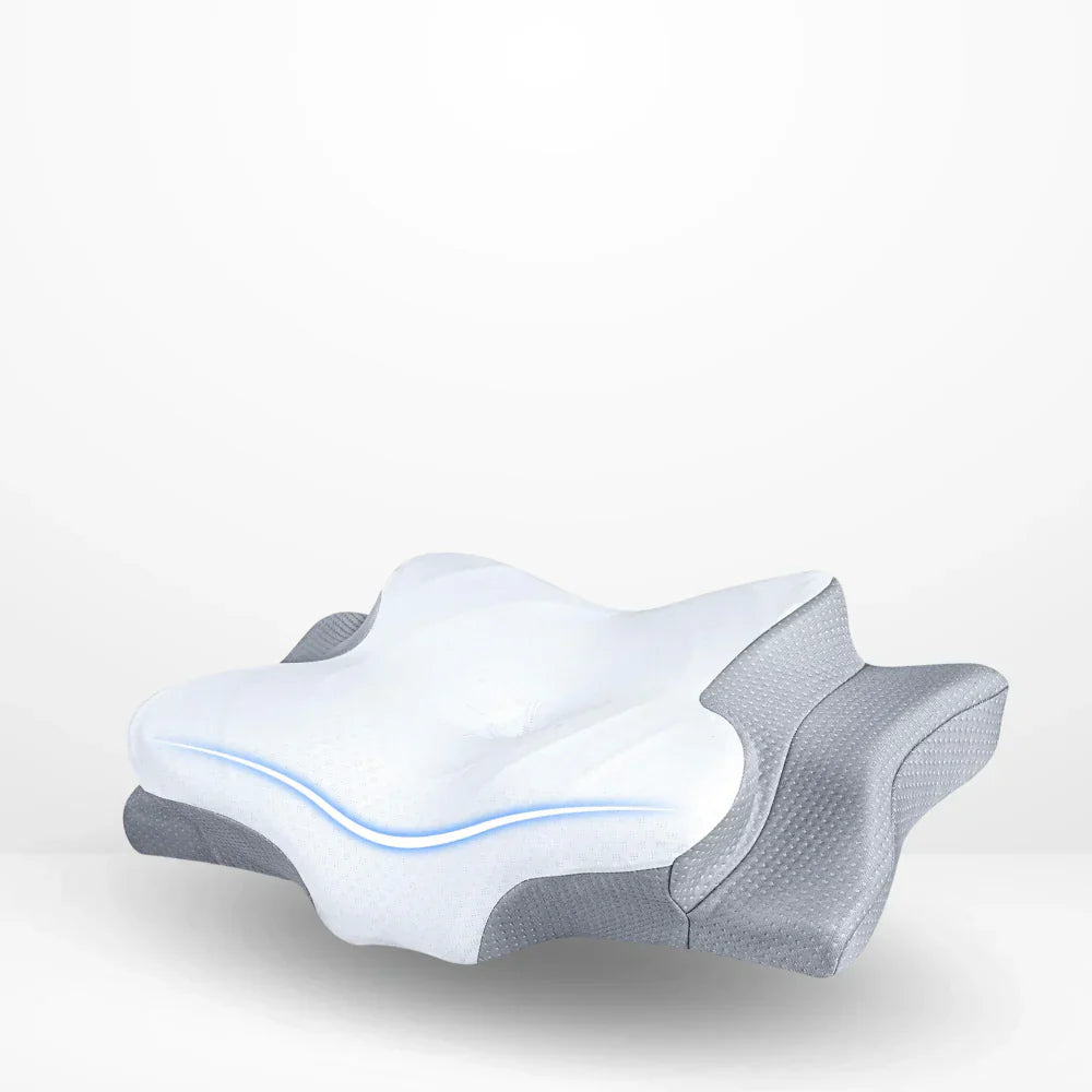 Contour Memory Foam Pillow - Ergonomic Support Neck Pillow - Luxivelle