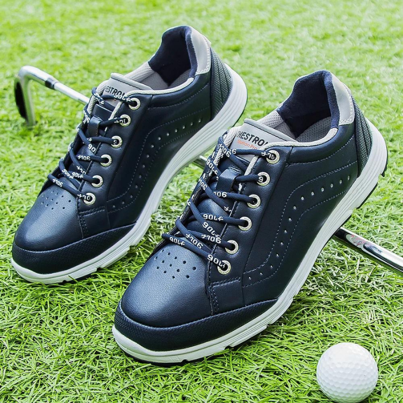 Men's Spike Golf Shoes with Sporty Style