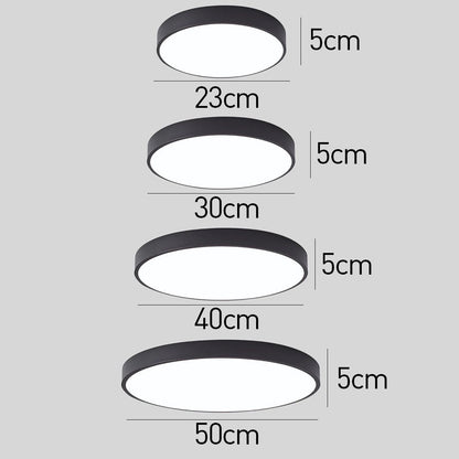 Round Indoor LED Ceiling Light Fixture