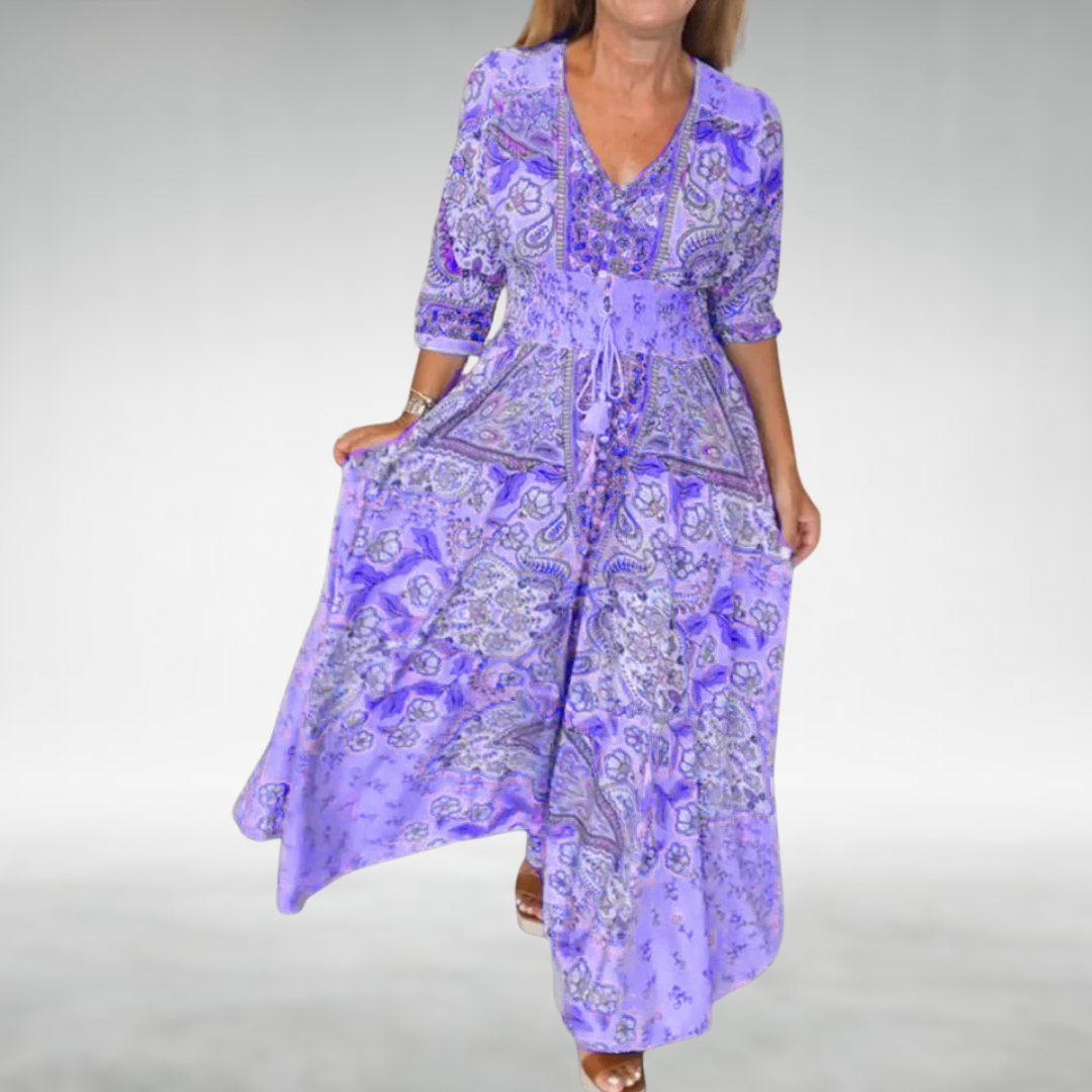 Flowy Long Summer Dress - Luxivelle