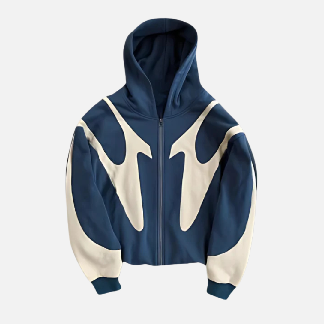 Caleb | Men's Graphic Zip Up Hoodie Streetwear