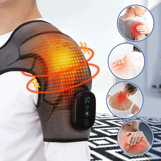 Warm Shoulder Support Massager Wrap