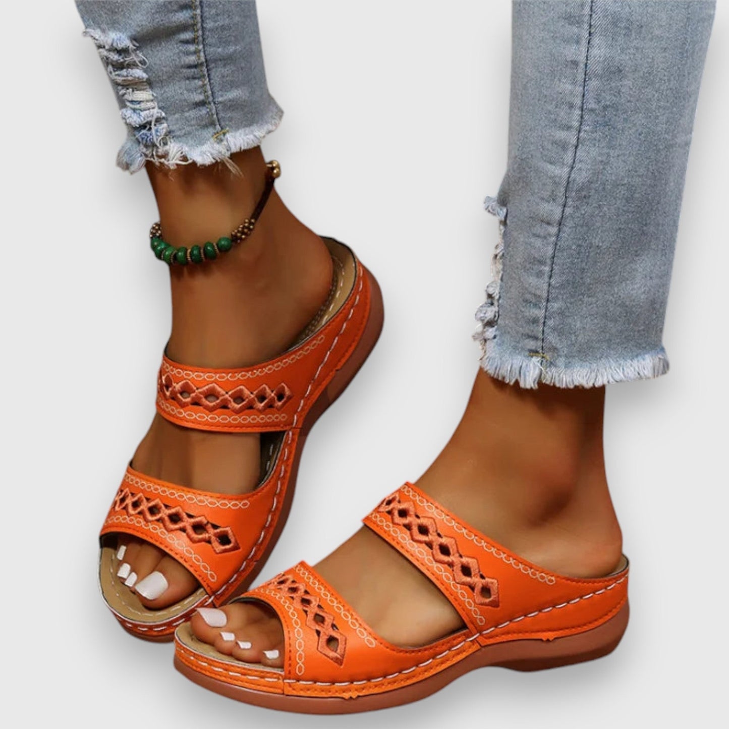 Comfortable Two Strap Sandals