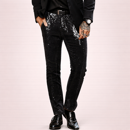Charles | Comfortable & Modern Sequin Trousers