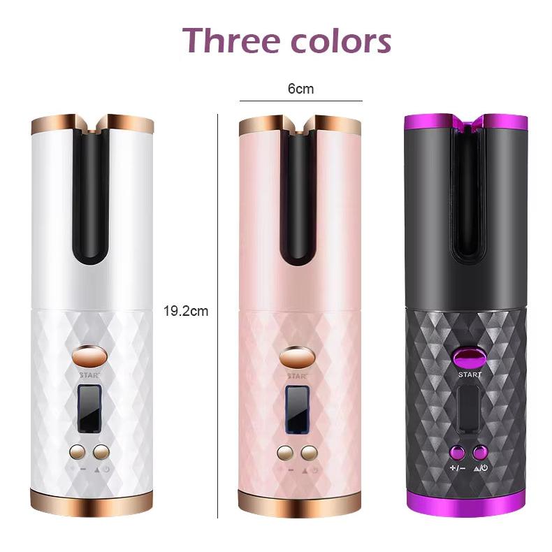 Easy Use Cordless Curling Wand