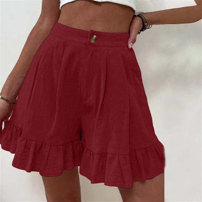 Lightweight Summer Ruffle Shorts