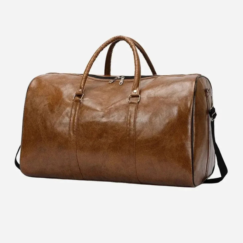 Stylish Leather Travel Bag - Luxivelle