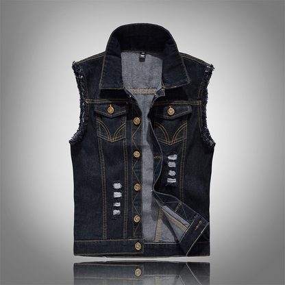 Simple Tank Top Style Mens Summer Jacket - Luxivelle