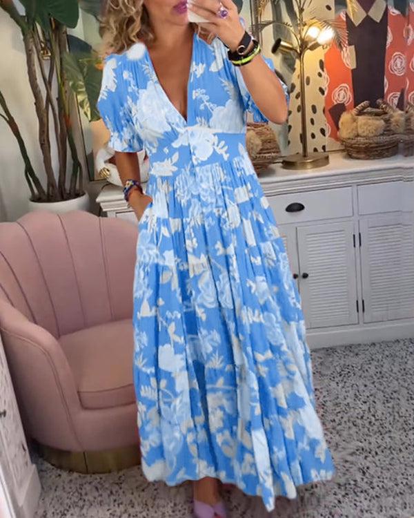 Colorful Garden Party Dress