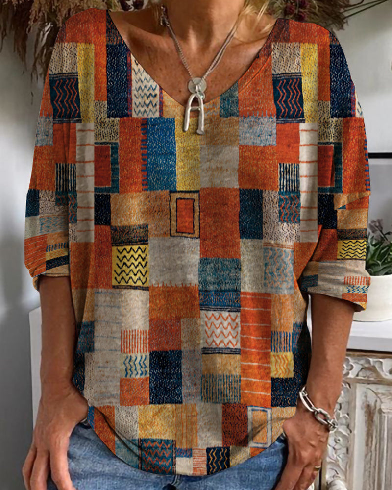 Ladies Short Sleeve Casual Top - Luxivelle