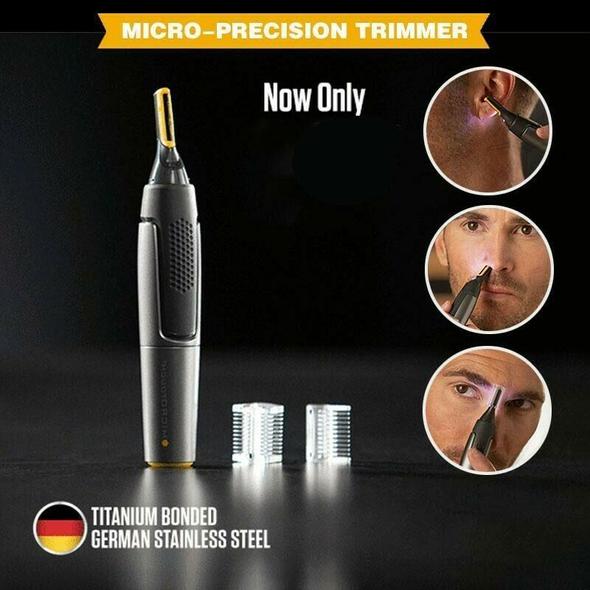 Compact Gentle Beard Trimmer for Nose and Eyebrows