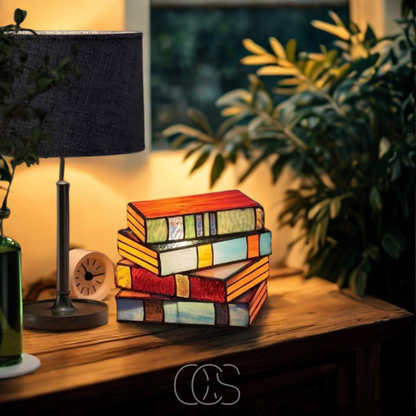 Elegant Glass Table Lamp for Reading and Home Decor