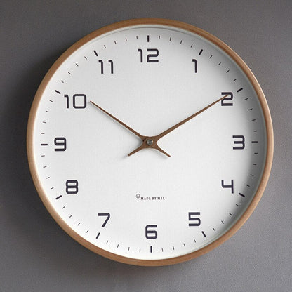 Simple Rustic Wooden Wall Clock