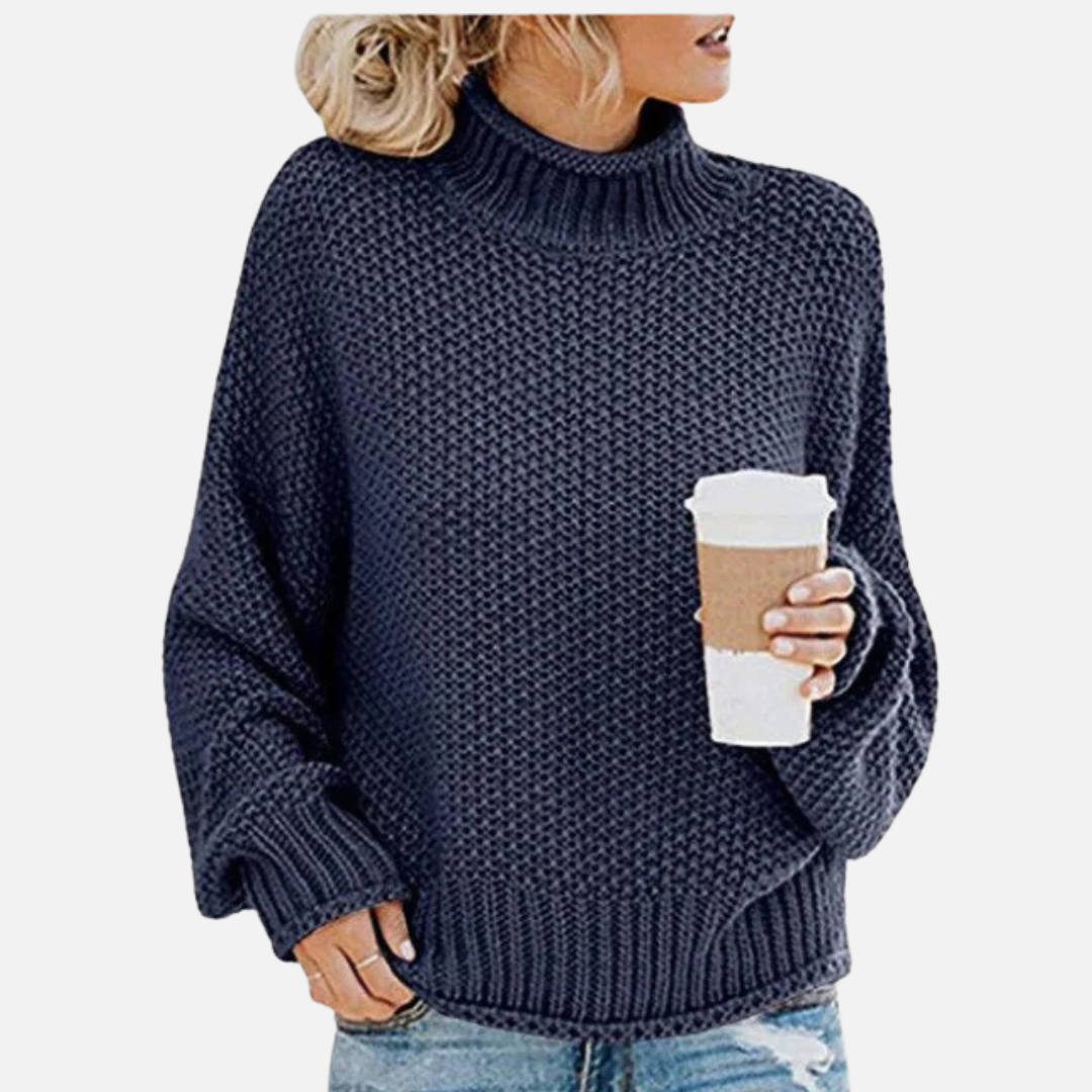 Maya | Mock-Neck Oversized Sweater